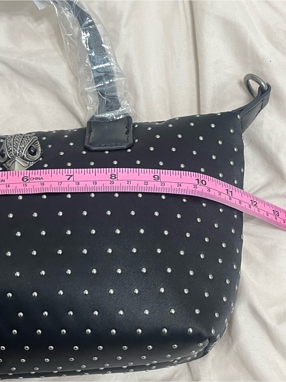 Kurt Geiger Black Studded Crossbody - Picture 10 of 11
